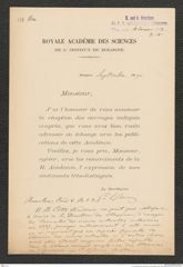 k.k. naturhistorisches Hofmuseum, Intendanzakten 1885-1896 (Hauer), Aktenzahl Z.15/1893, Seite 1